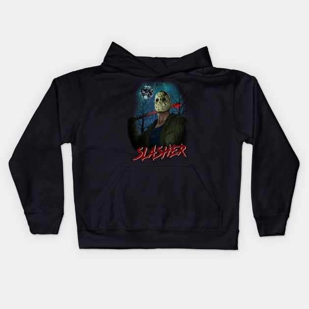 Killer Slasher Kids Hoodie by Dark Planet Tees